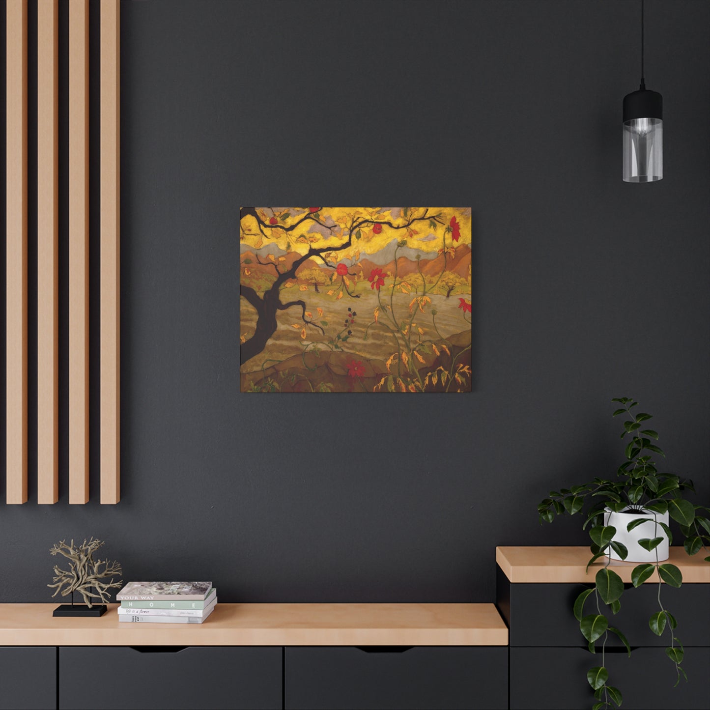 Ranson, Paul - Apple Tree with Red Fruit (1902) - Canvas Block, unframed