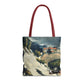 Cézanne, Paul - L’Estaque, Melting Snow (1870) - Tote Bag