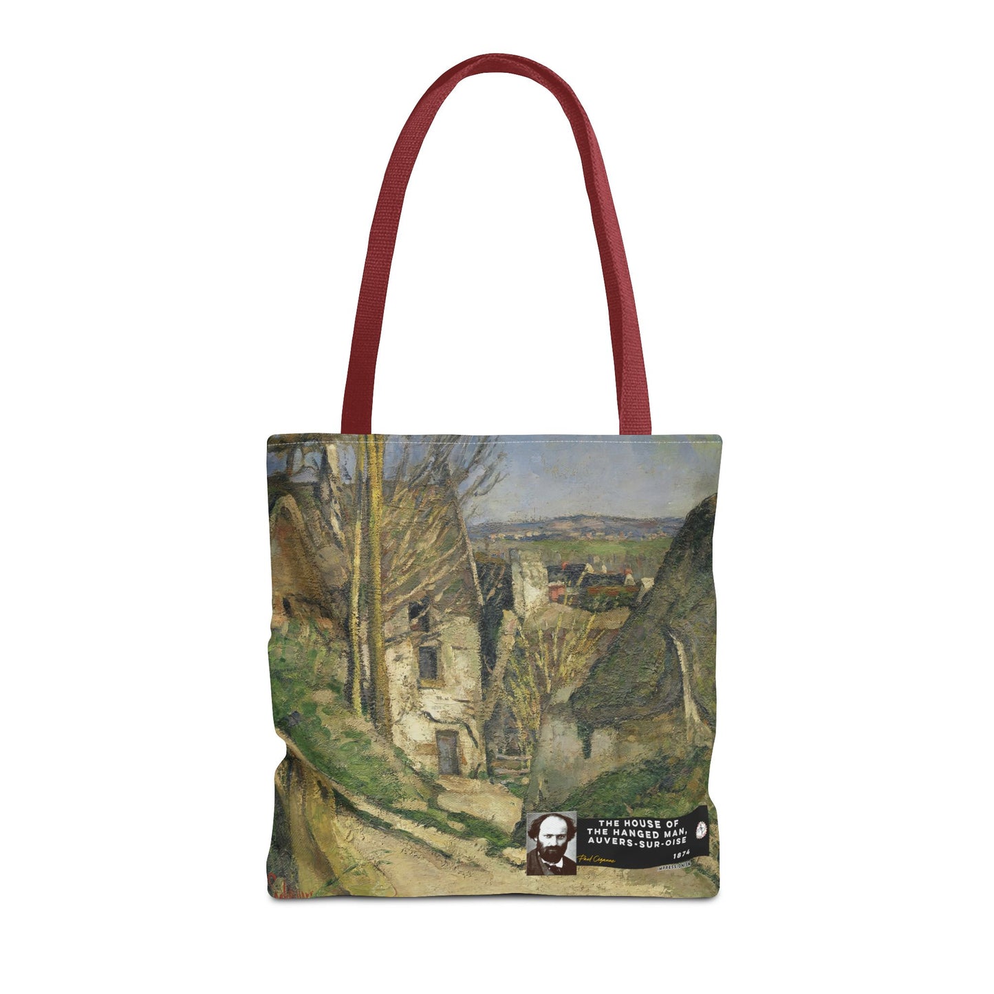 Cézanne, Paul - The House of the Hanged Man, Auvers-sur-Oise (1874) - Tote Bag