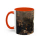 Courbet, Gustave - The Painter’s Studio (1855) - Colorful Accent Mugs