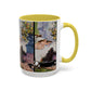 Cézanne, Paul - A Modern Olympia (1874) - Colorful Accent Mugs