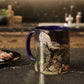 Courbet, Gustave - The Stone Breakers (1850) - Colorful Accent Mugs