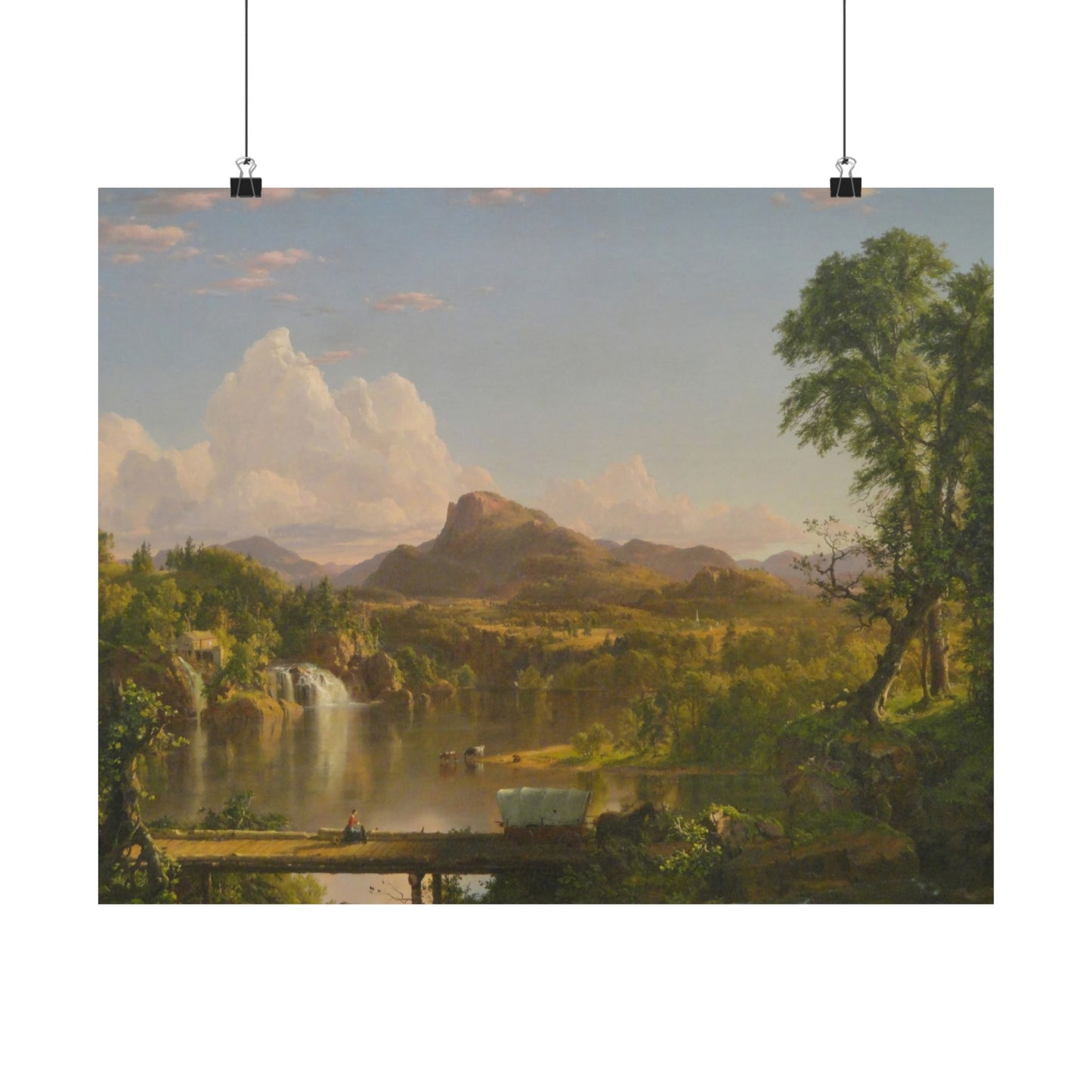 Church, Frederic Edwin - New England Scenery  (1851) - Satin Posters