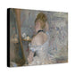 Morisot, Berthe - Woman at Her Toilette (1880) - Canvas Block, unframed