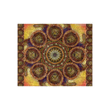Lion Summer Mandala - Crushed Velvet Blanket