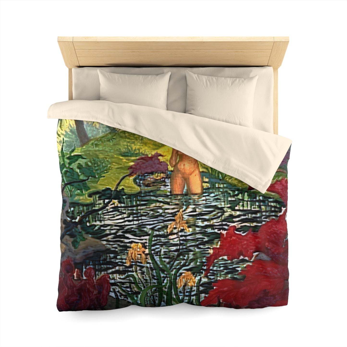 Ranson, Paul - The Lotus Bather (1906) - Microfiber Duvet Cover