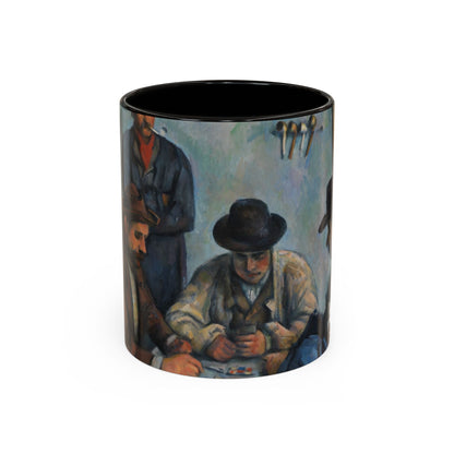 Cézanne, Paul - The Card Players (1892) - Colorful Accent Mugs