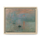 Monet, Claude - Impression, Sunrise (1872) - Matte Canvas, Framed