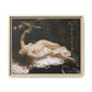 Courbet, Gustave - Woman with a Parrot (1866) - Matte Canvas, Framed