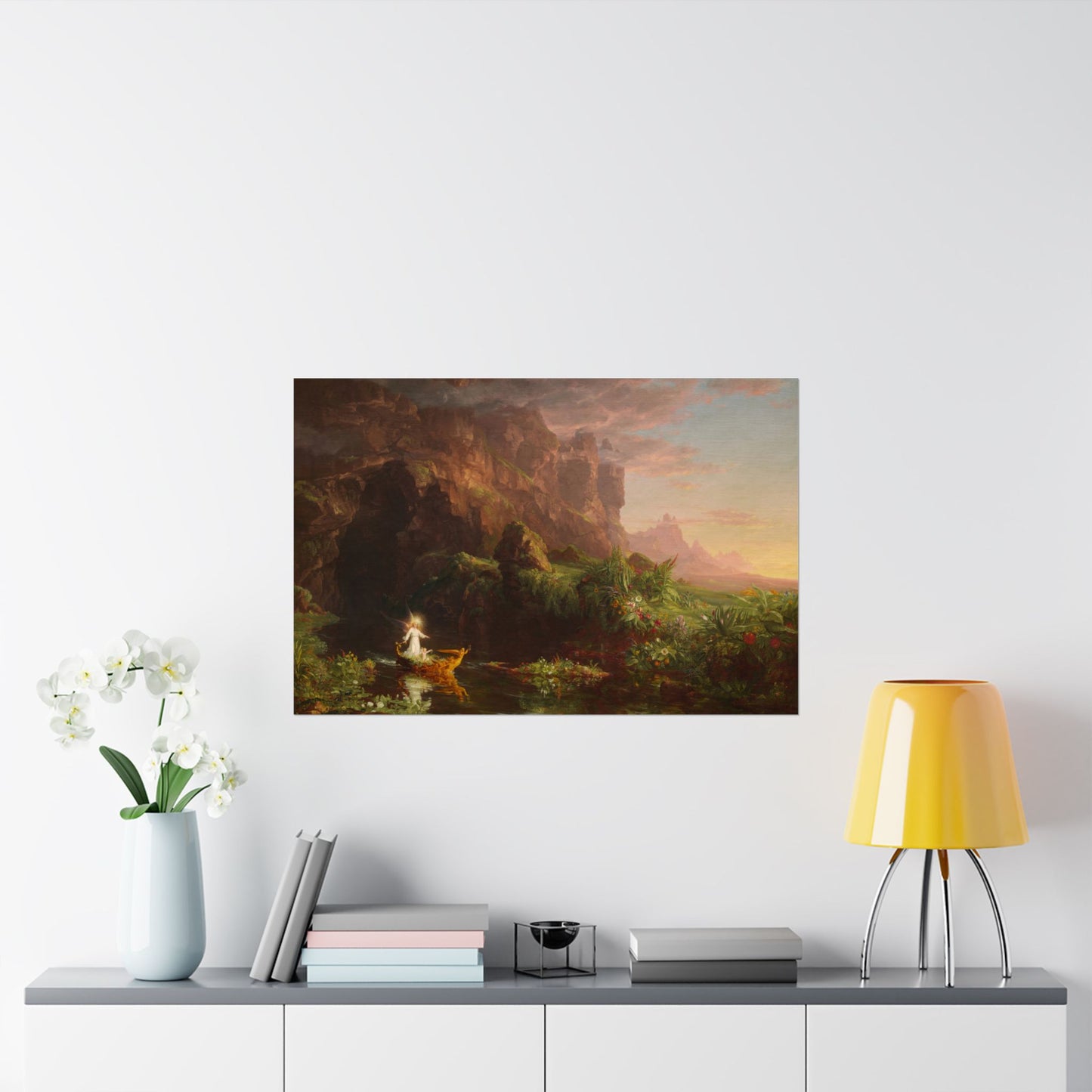 Cole. Thomas - The Voyage of Life: Childhood (1842) - Satin Posters
