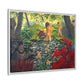 Ranson, Paul - The Lotus Bather (1906) - Matte Canvas, Framed