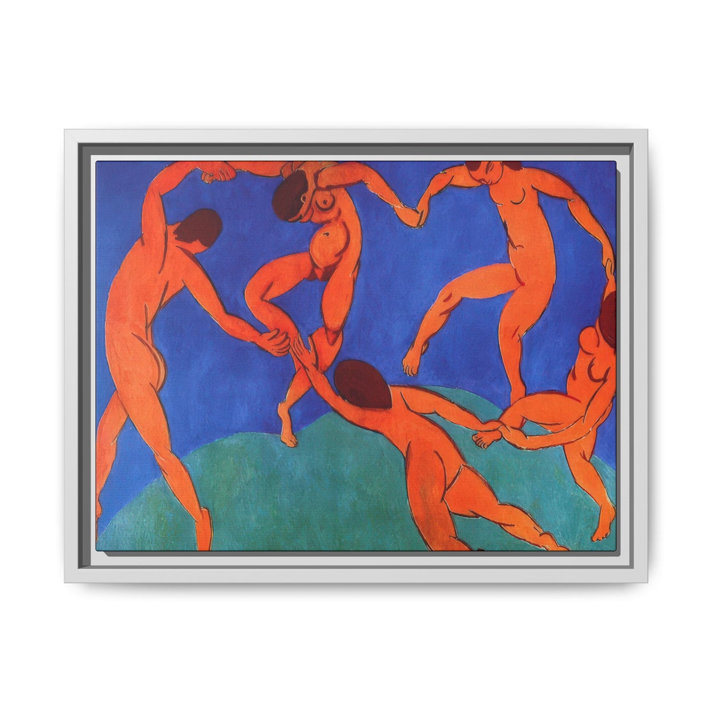 Matisse, Henri - Dance (II) (1910) - Matte Canvas, Framed