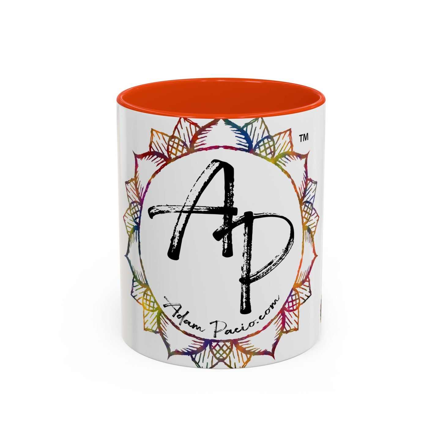 AdamPacio.com - White Logo - Colorful Accent Mugs