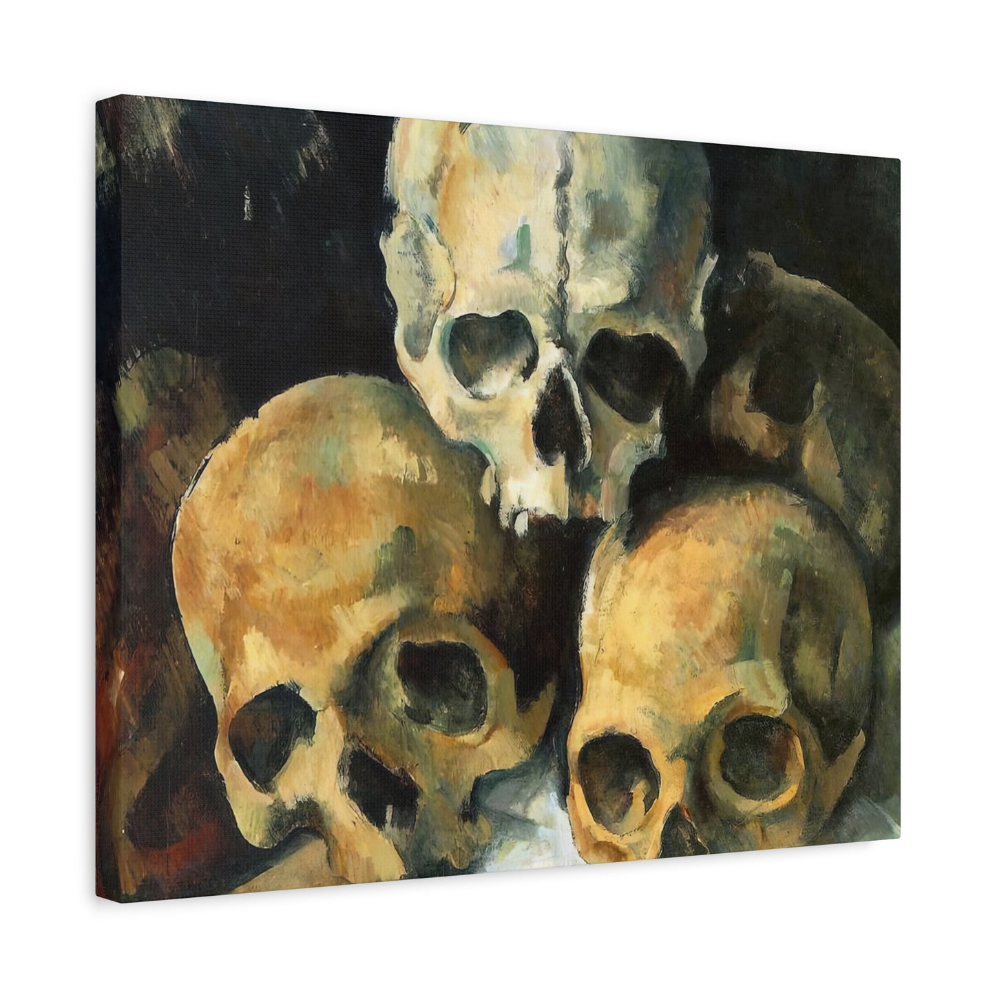 Cézanne, Paul - Pyramid of Skulls (1901) - Canvas Block, unframed