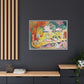 Matisse, Henri - The Joy of Life (1905) - Matte Canvas, Framed