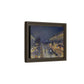 Pissarro, Camille - The Boulevard Montmartre At Night (1897) - Matte Canvas, Framed