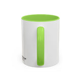 AdamPacio.com - Black Logo - Colorful Accent Mugs