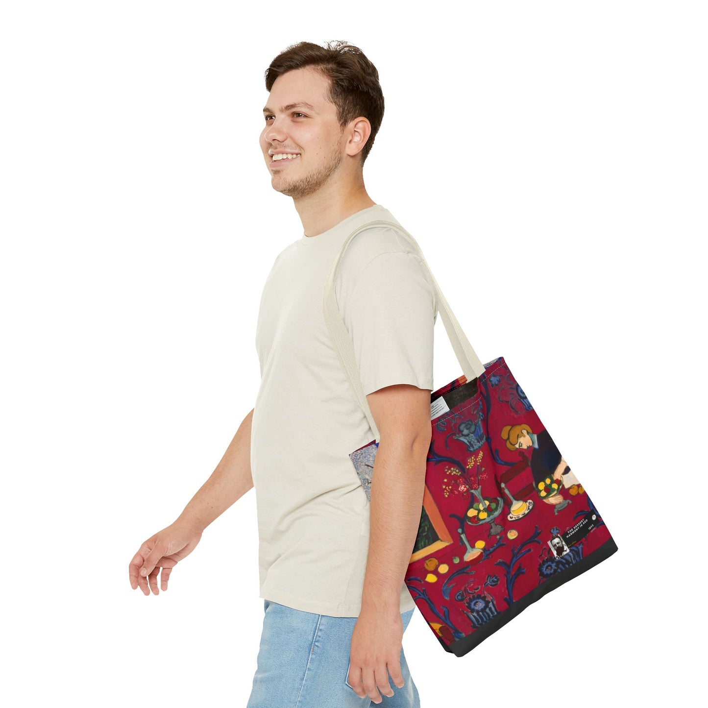 Matisse, Henri - The Dessert Harmony in Red (1908)- Tote Bag