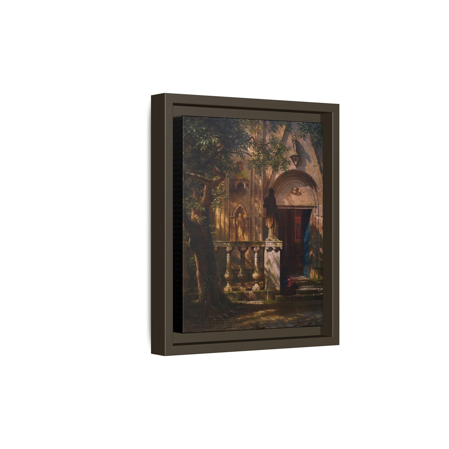 Bierstadt, Albert - Sunlight and Shadow  (1854) - Matte Canvas, Framed