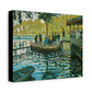 Monet, Claude - La Grenouillere (1869) - Canvas Block, unframed