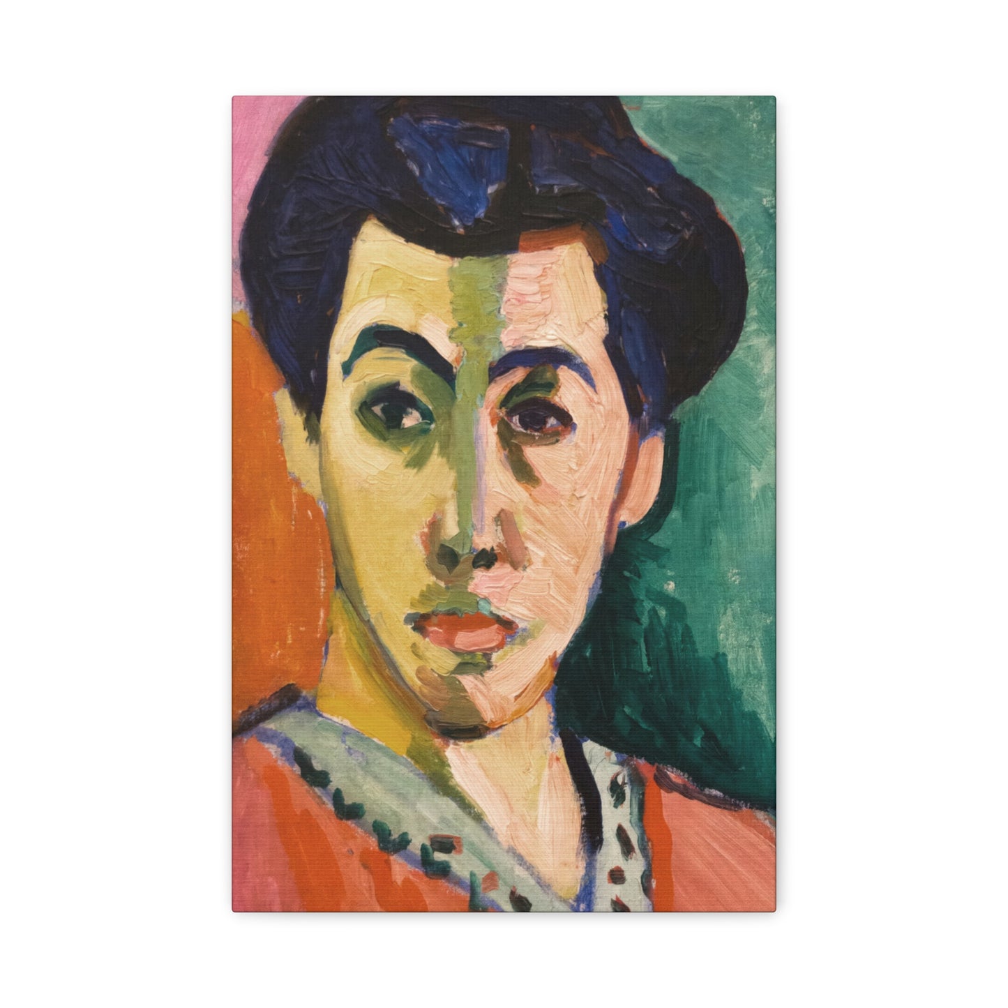 Matisse, Henri - The Green Stripe (1905) - Canvas Block, unframed