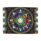 Mystic Jewel Mandala - Arctic Fleece Blanket