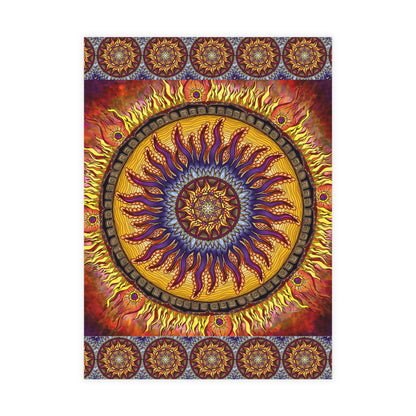 Pacio, Adam - Solar Disc Mandala - Postcard Bundles with Envelopes Included