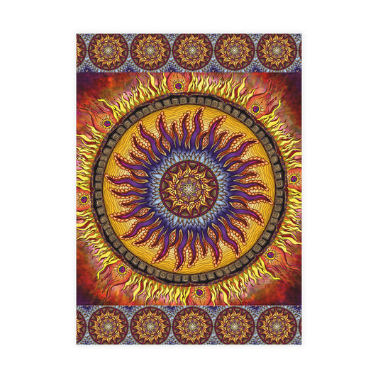 Pacio, Adam - Solar Disc Mandala - Postcard Bundles with Envelopes Included
