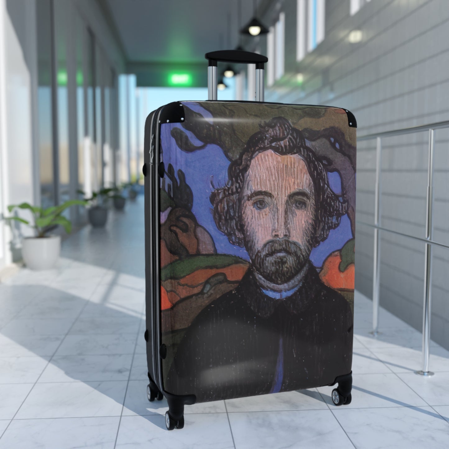 Filiger, Charles - Portrait of Emile Bernard (1893) - Suitcase