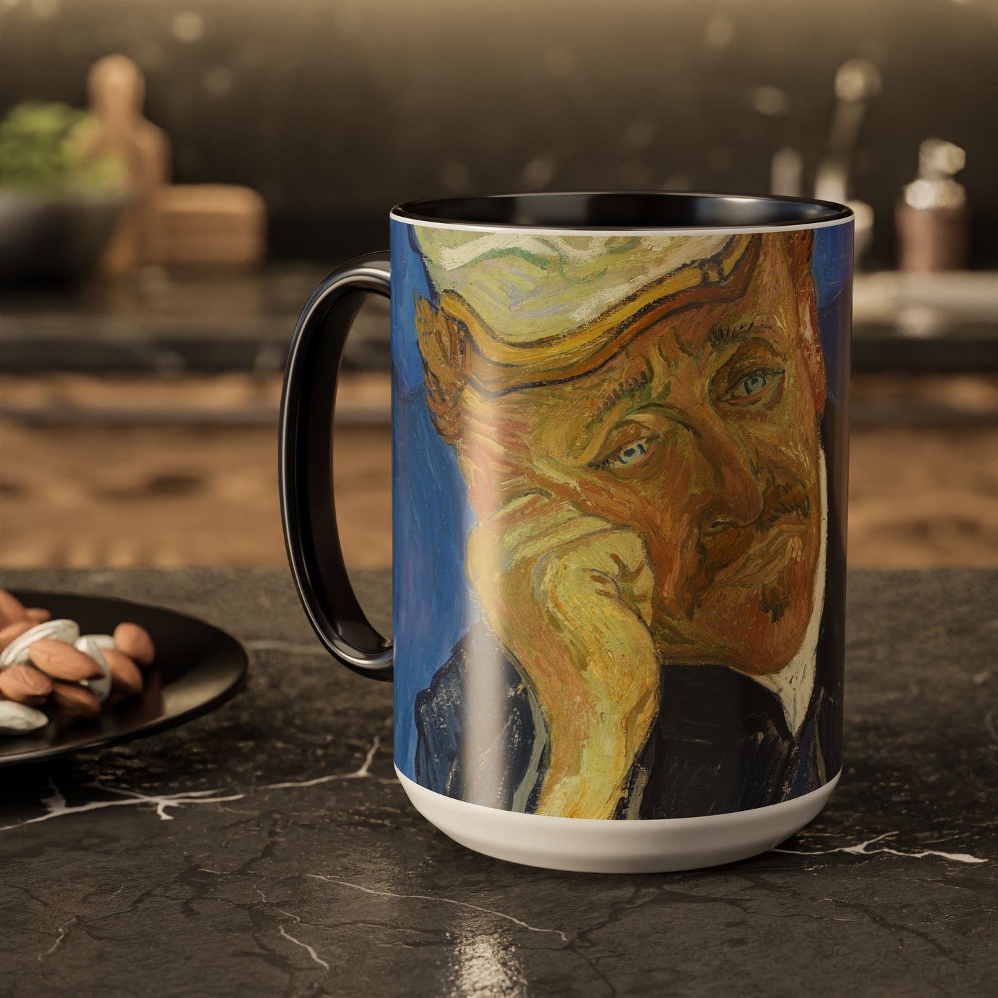 Van Gogh, Vincent - Portrait of Dr. Paul Gachet (1890) - Colorful Accent Mugs