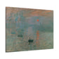 Monet, Claude - Impression, Sunrise (1872) - Canvas Block, unframed