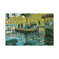 Monet, Claude - La Grenouillere (1869) - Canvas Block, unframed