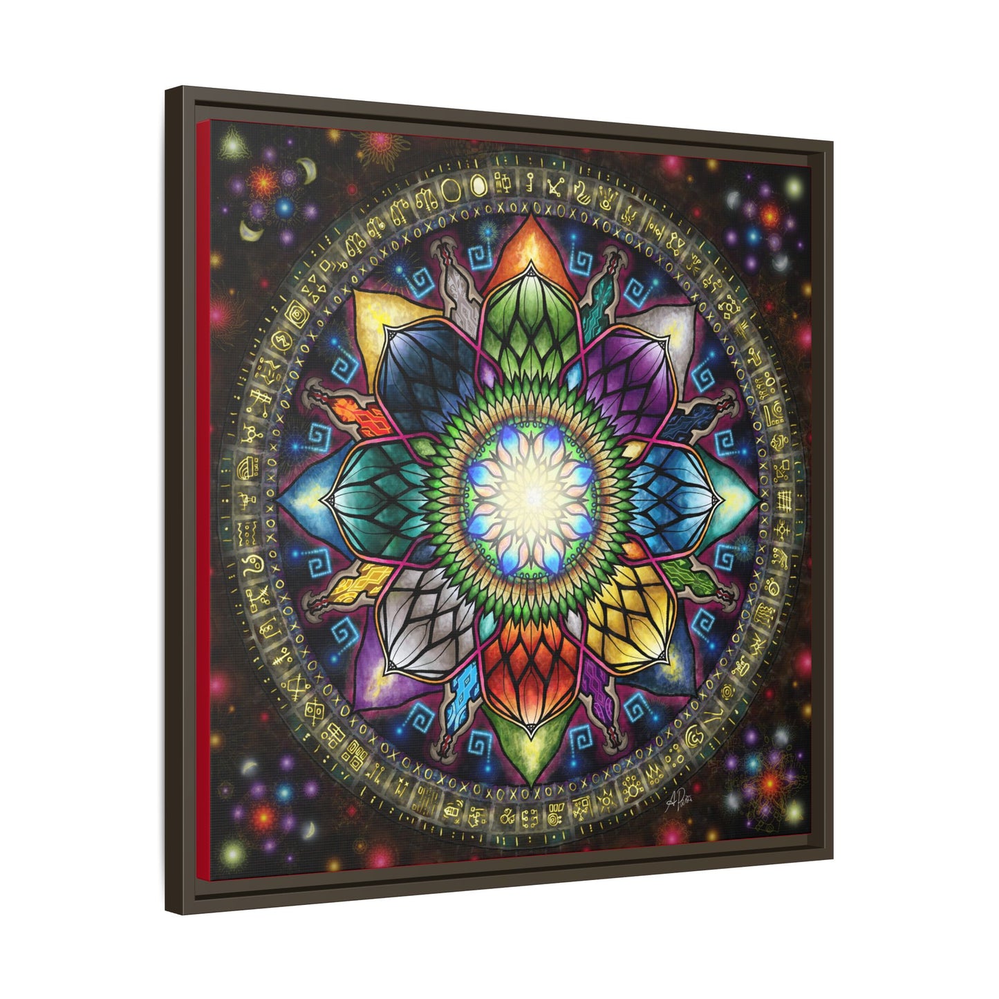 Matte Canvas, Framed (Multi-color)