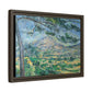 Cézanne, Paul - Mont Sainte-Victoire with Large Pine (1887) - Matte Canvas, Framed