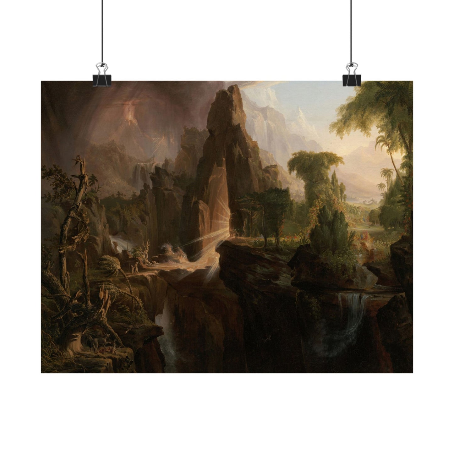 Cole. Thomas - View of Fort Putnam (1825) - Satin Posters