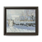 Monet, Claude - The Magpie (1868) - Matte Canvas, Framed