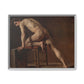 Courbet, Gustave - Study of a Nude Man (1840) - Matte Canvas, Framed