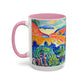 Derain, André - Mountains at Collioure (1905) - Colorful Accent Mugs