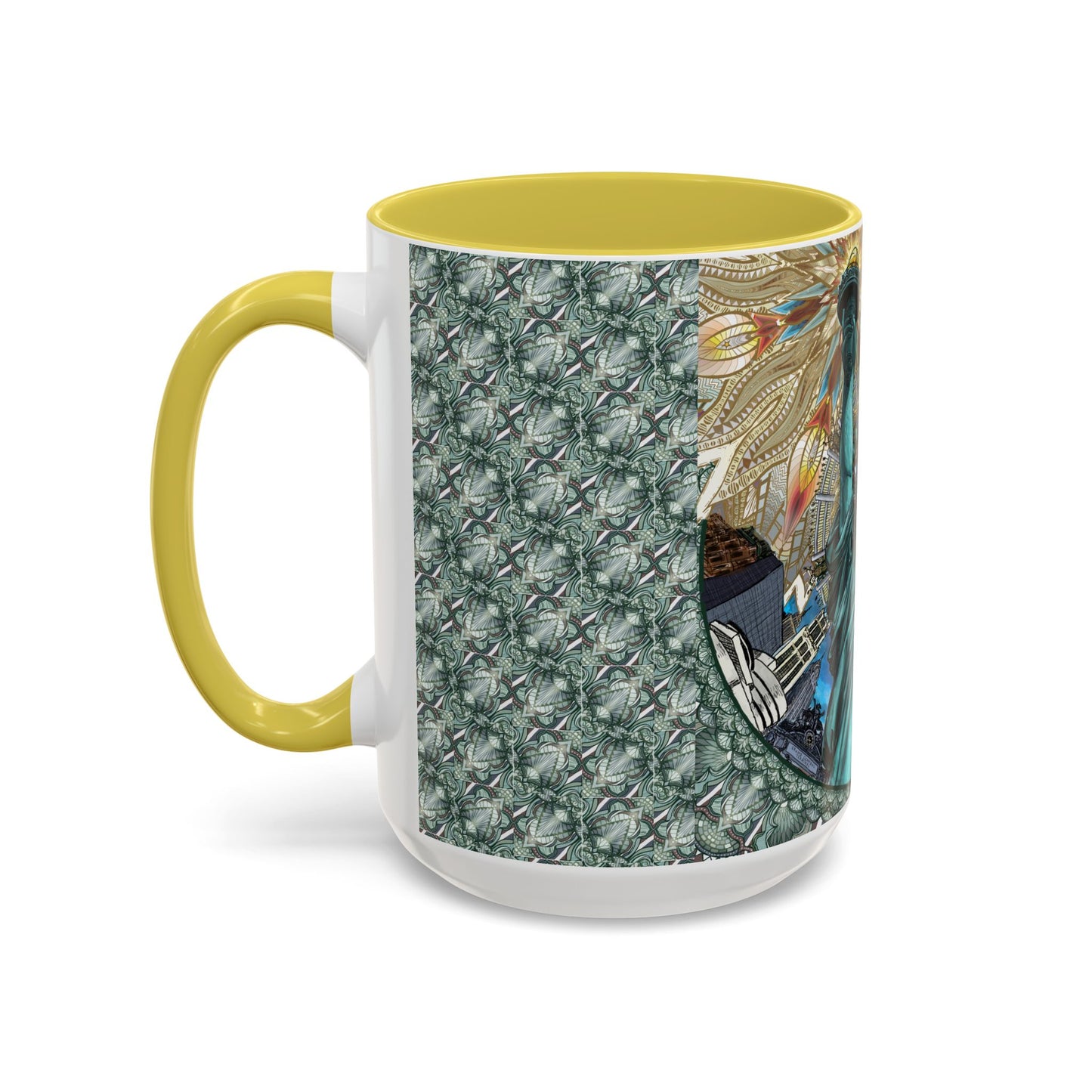 Pacio, Adam - Liberty Mandala - Colorful Accent Mugs
