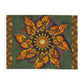 Monarch Butterfly Mandala - Arctic Fleece Blanket