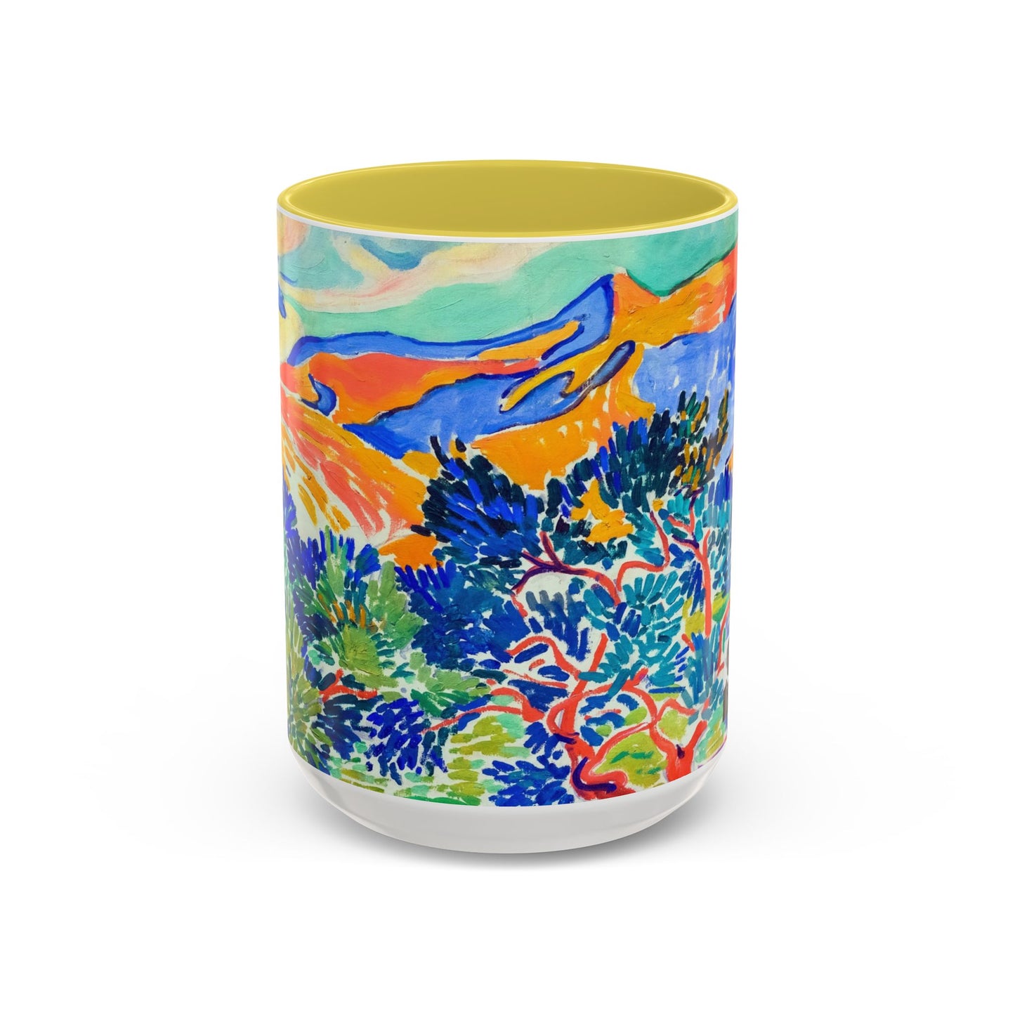 Derain, André - Mountains at Collioure (1905) - Colorful Accent Mugs
