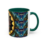 Obsidian Grandmothers Mandala - Colorful Accent Mugs