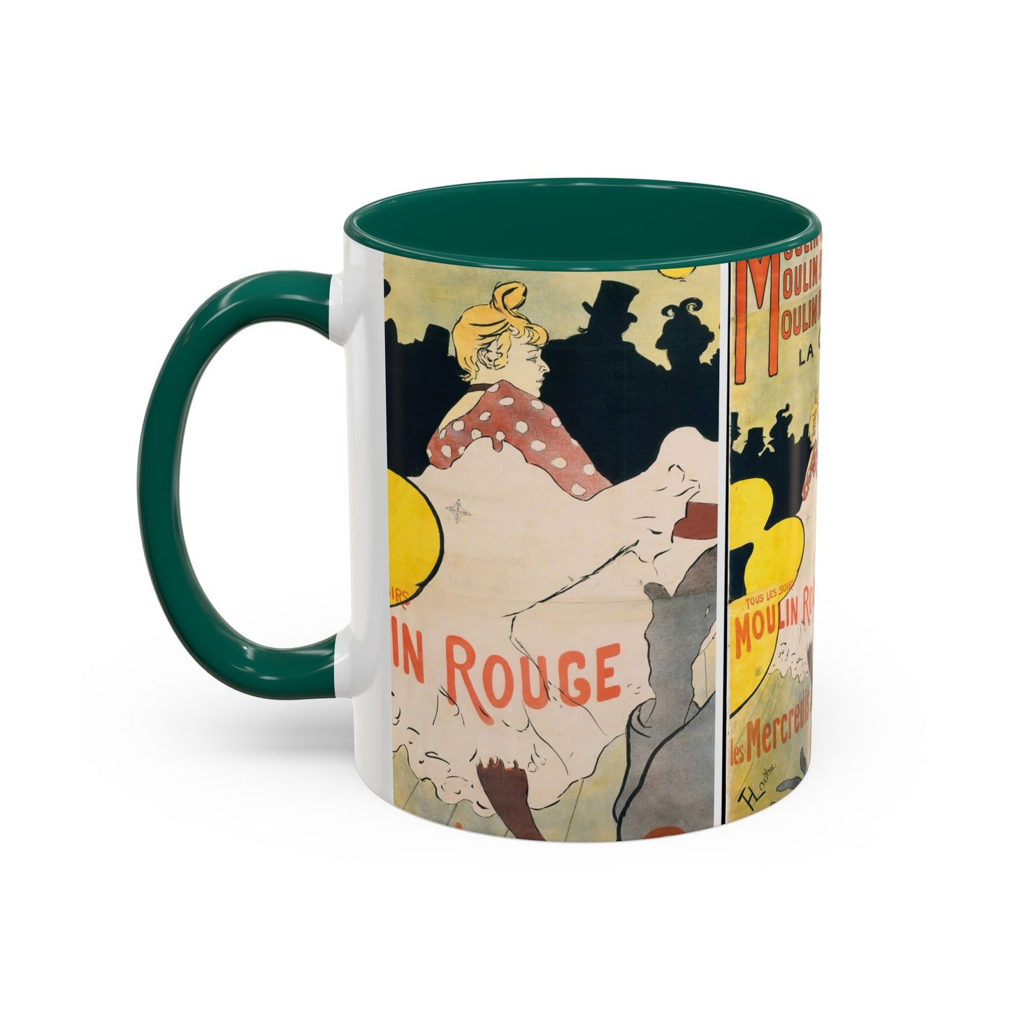 Toulouse-Lautrec, Henri - Moulin Rouge - La Goulue (1891) - Colorful Accent Mugs