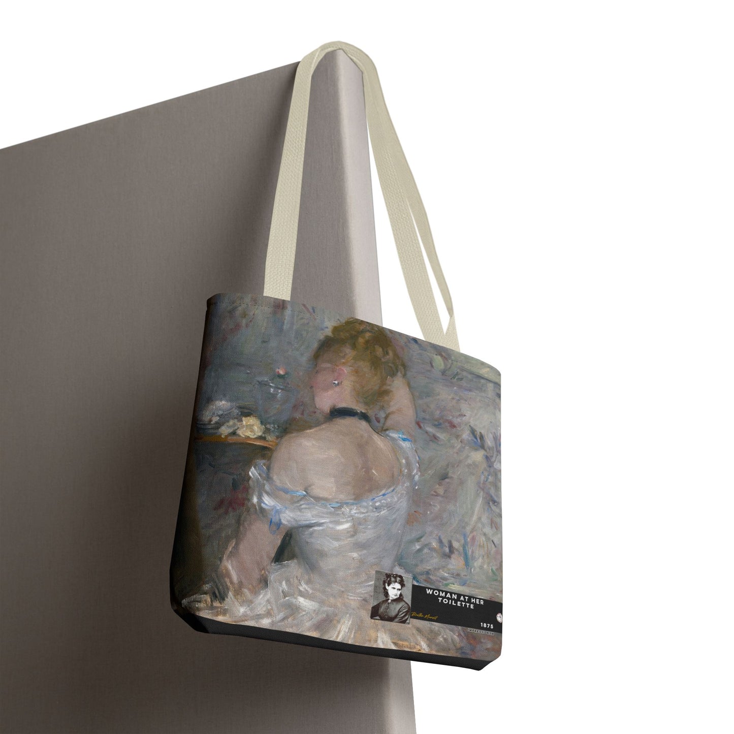 Morisot, Berthe - Woman at Her Toilette (1880) - Tote Bag