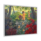 Ranson, Paul - The Lotus Bather (1906) - Matte Canvas, Framed
