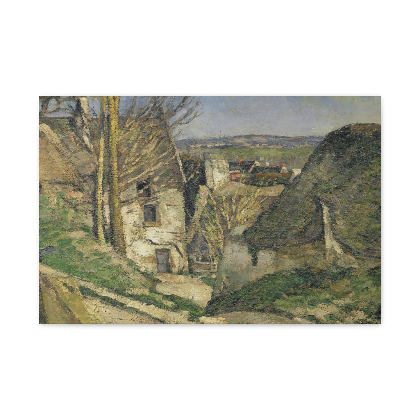 Cézanne, Paul - The House of the Hanged Man (1874) - Canvas Block, unframed