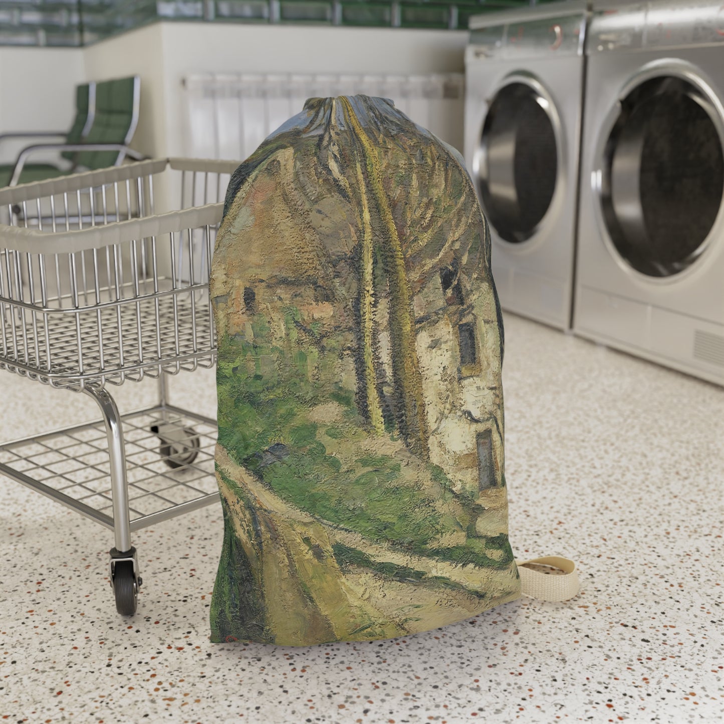 Cézanne, Paul - The House of the Hanged Man, Auvers-sur-Oise (1874) - Laundry Bag