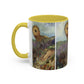 Redon, Odilon - The Cyclops (1914) - Colorful Accent Mugs