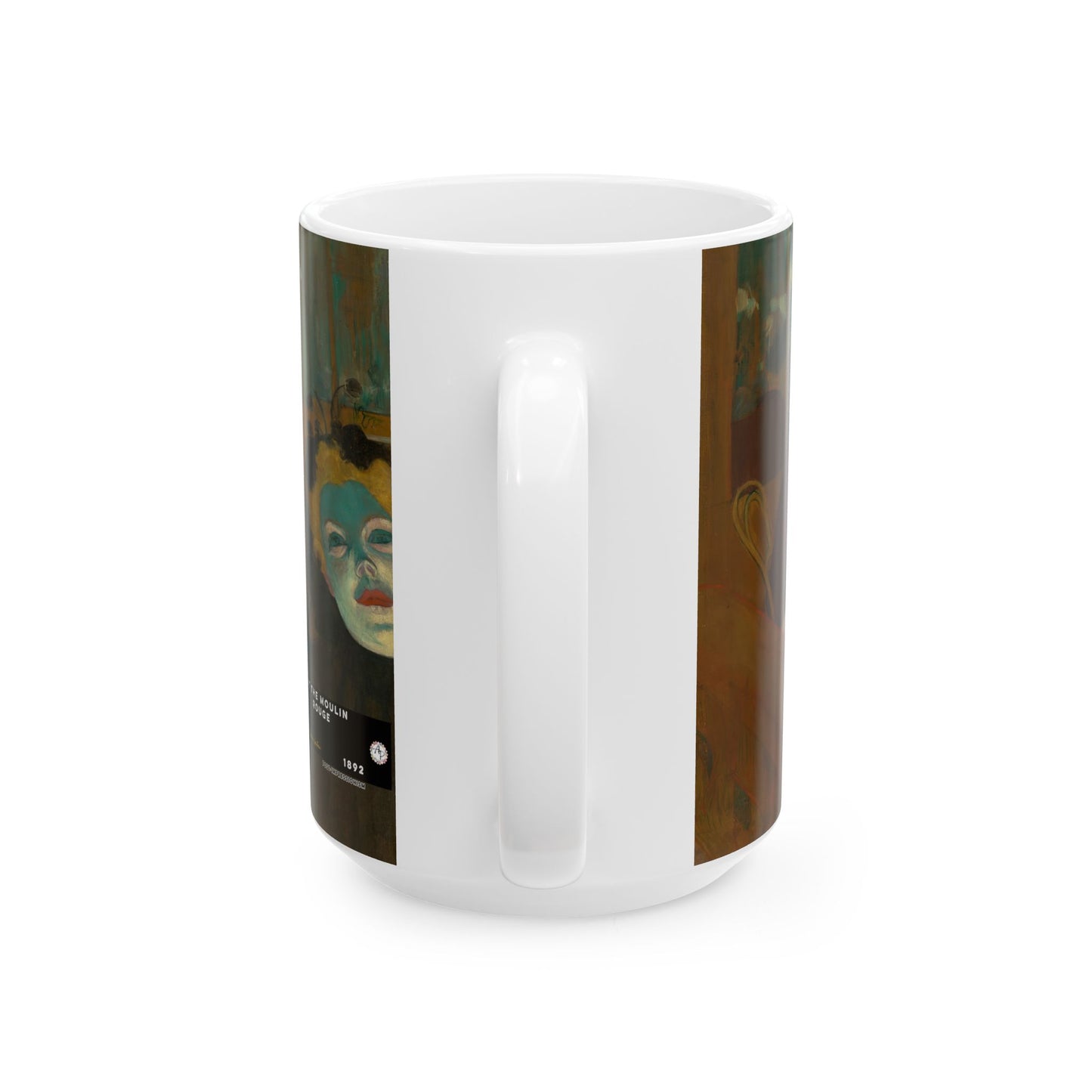 Toulouse-Lautrec, Henri - At the Moulin Rouge (1892) - Ceramic Mug