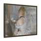 Morisot, Berthe - Woman at Her Toilette (1880) - Matte Canvas, Framed